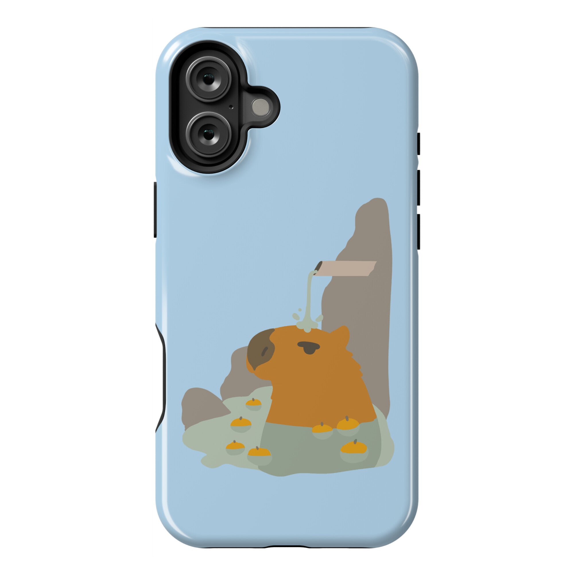 Capybara Hot Spring Phone Case